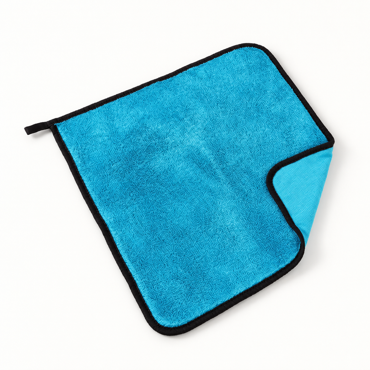 Miro Clean AutoClean, chiffon microfibre turquoise à bordure noire